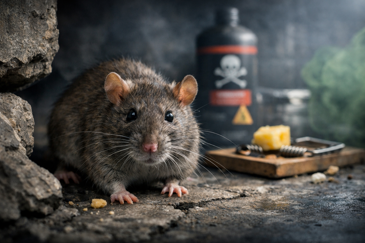 Patkányirtás hero kép mobilra